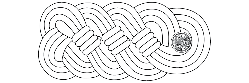 Figure 16-4 from DA PAM 670-1: Shoulder knot