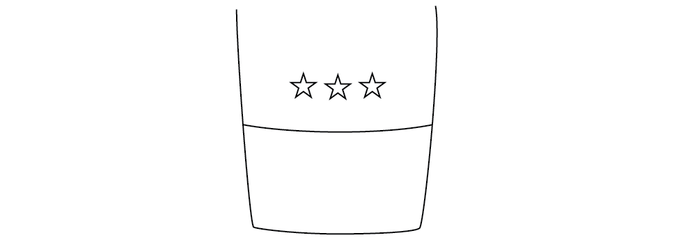 Figure 19-5 from DA PAM 670-1: Sleeve ornamentation, white mess, lieutenant general