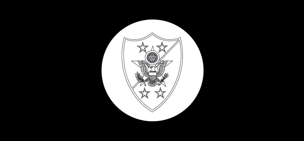 Figure 21-103 from DA PAM 670-1: Collar Insignia, Senior Enlisted Advisor to the Chairman of the Joint Chiefs of Staff