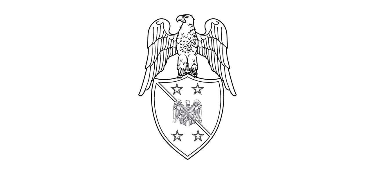 Figure 21-115 from DA PAM 670-1: Insignia for aides to a general of the Army