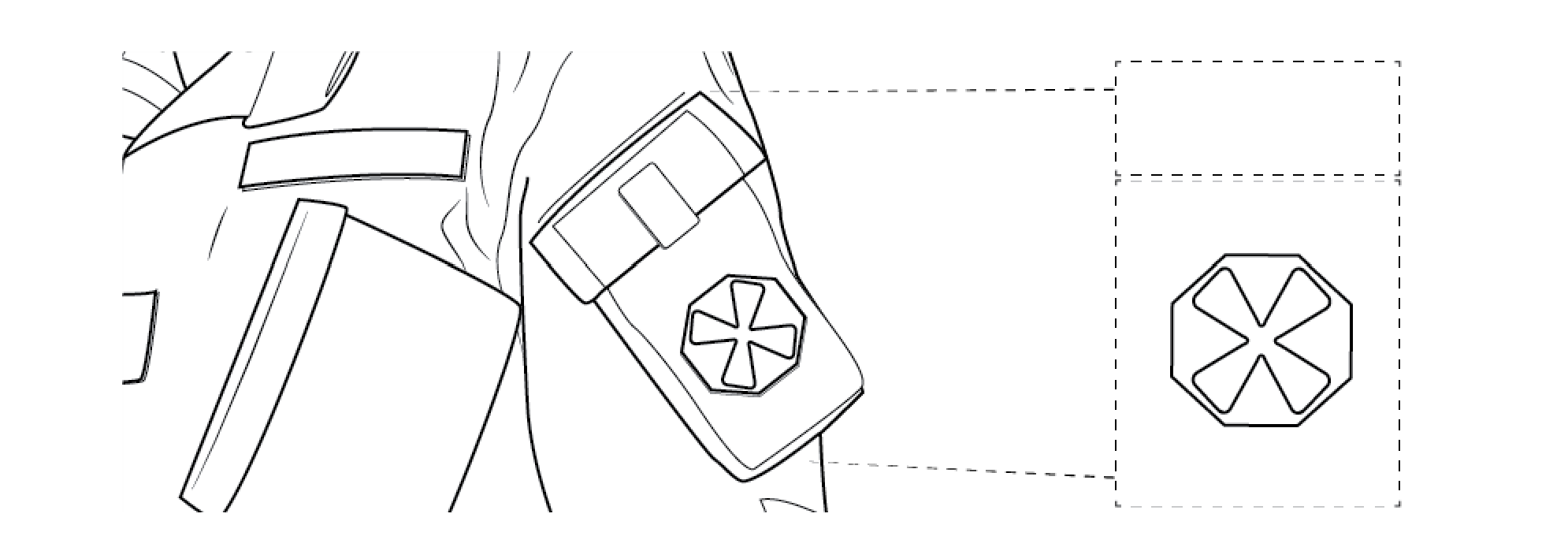 Figure 21-135 from DA PAM 670-1: Wearing shoulder sleeve insignia, current organization