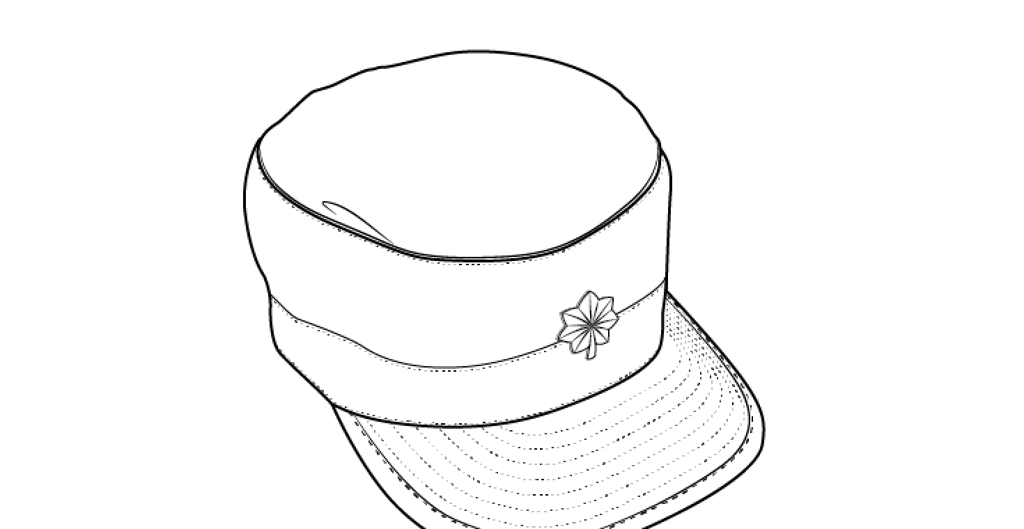Figure 21-15 from DA PAM 670-1: Patrol cap insignia, officer