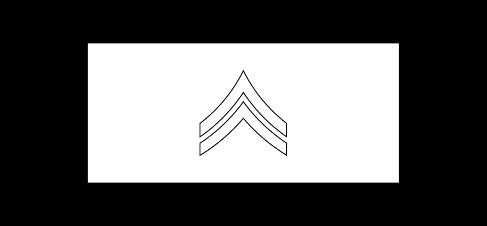 Figure 21-155 from DA PAM 670-1: Brassard, corporal