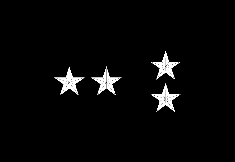 Figure 21-26 from DA PAM 670-1: Insignia of grade, major general