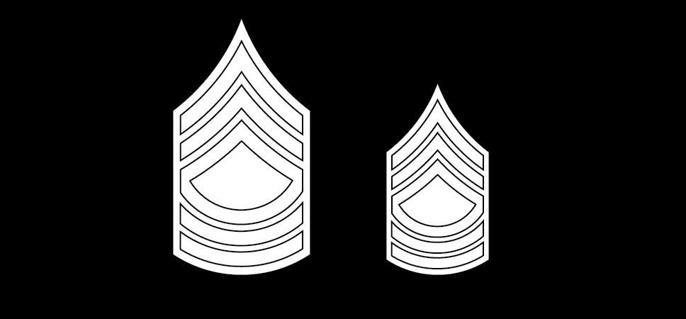 Figure 21-47 from DA PAM 670-1: Insignia of grade, master sergeant
