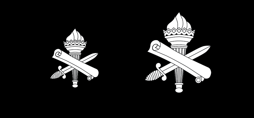 Figure 21-76 from DA PAM 670-1: Insignia of branch, Chemical Corps