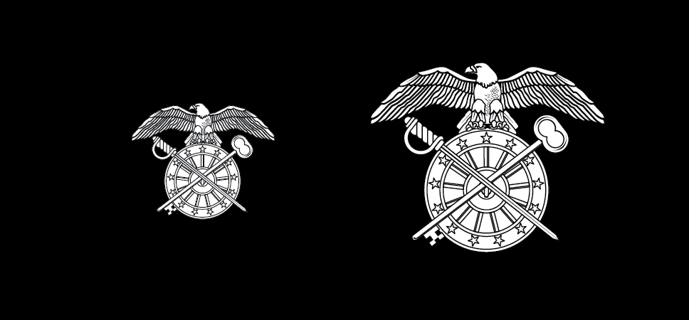 Figure 21-98 from DA PAM 670-1: Insignia of branch, Quartermaster Corps