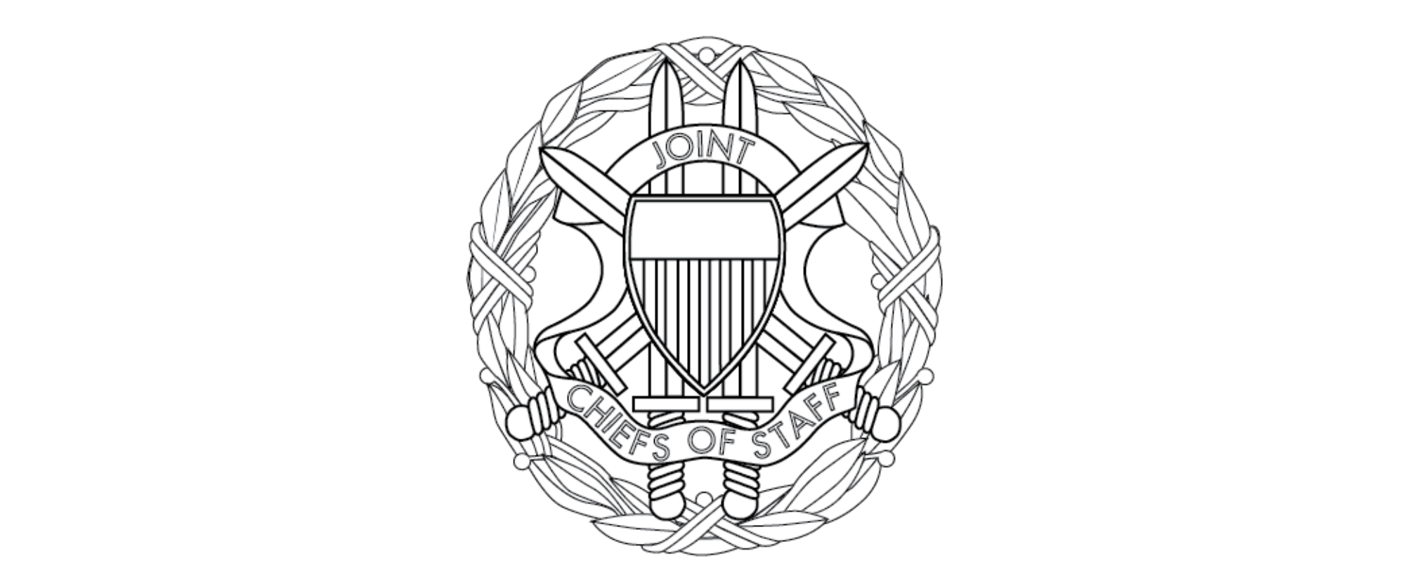 Figure 22-73 from DA PAM 670-1: Joint Chiefs of Staff identification badge