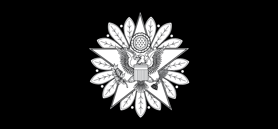 Figure 22-75 from DA PAM 670-1: Army staff identification badge