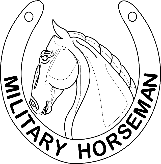 Figure 22-77 from DA PAM 670-1: Military horseman identification badge