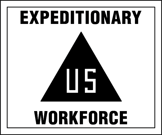 Figure 23-3 from DA PAM 670-1: Expeditionary Civilian Workforce shoulder sleeve insignia