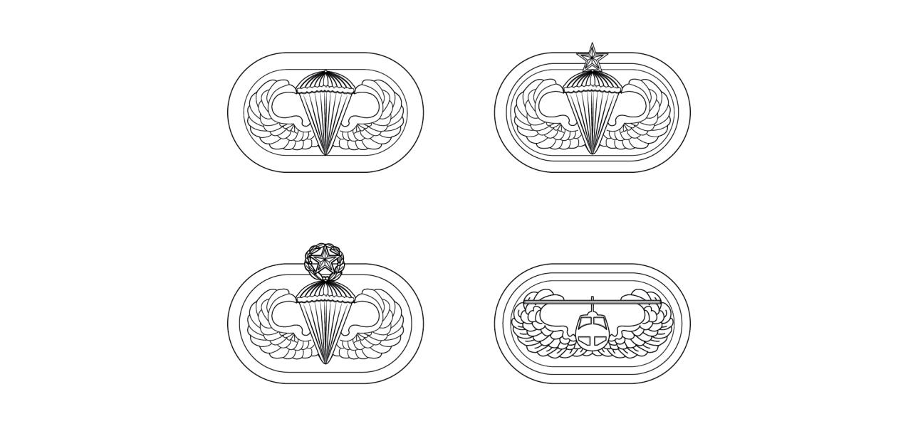 Airborne background trimming
