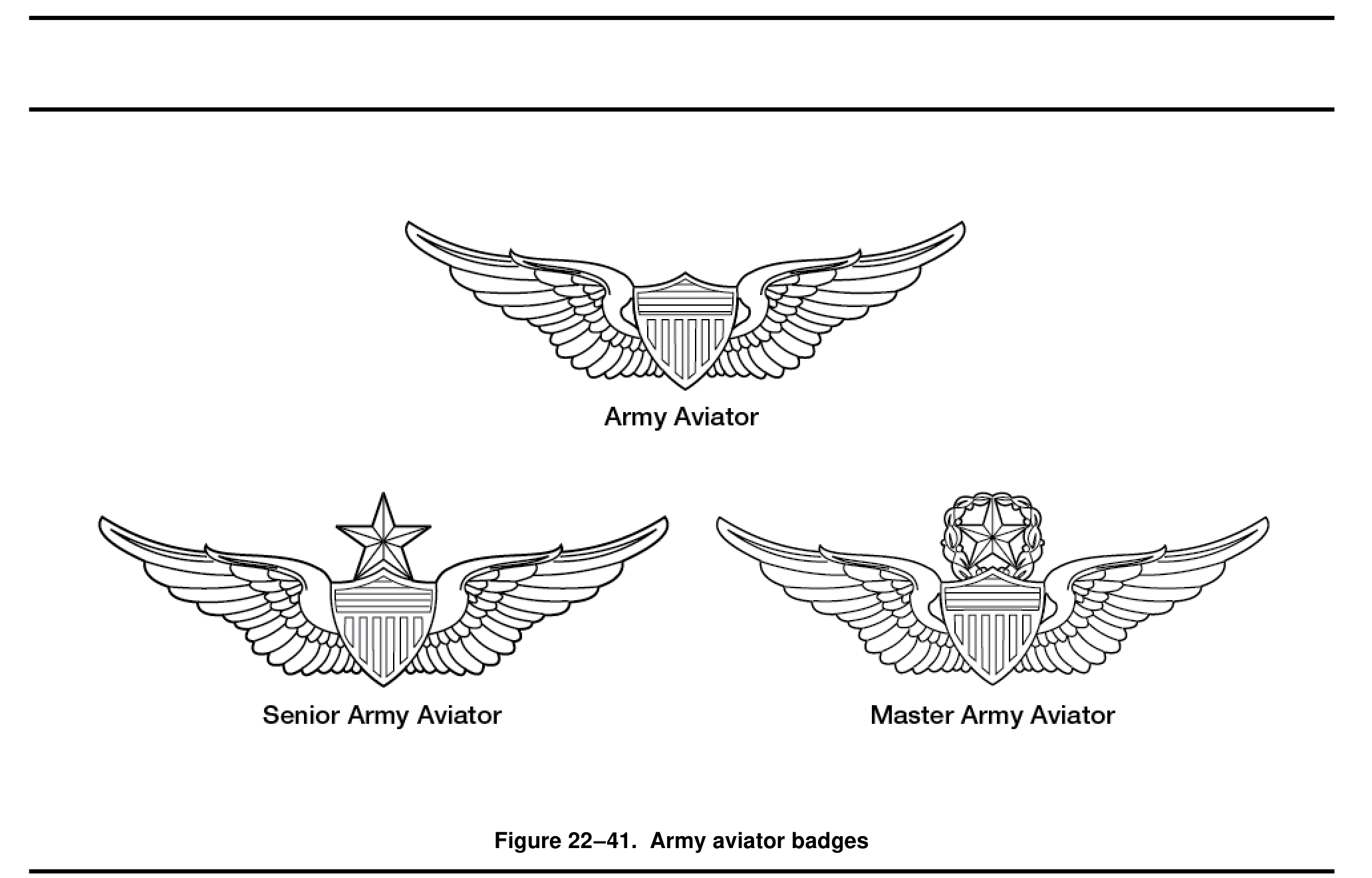 Army aviator badges